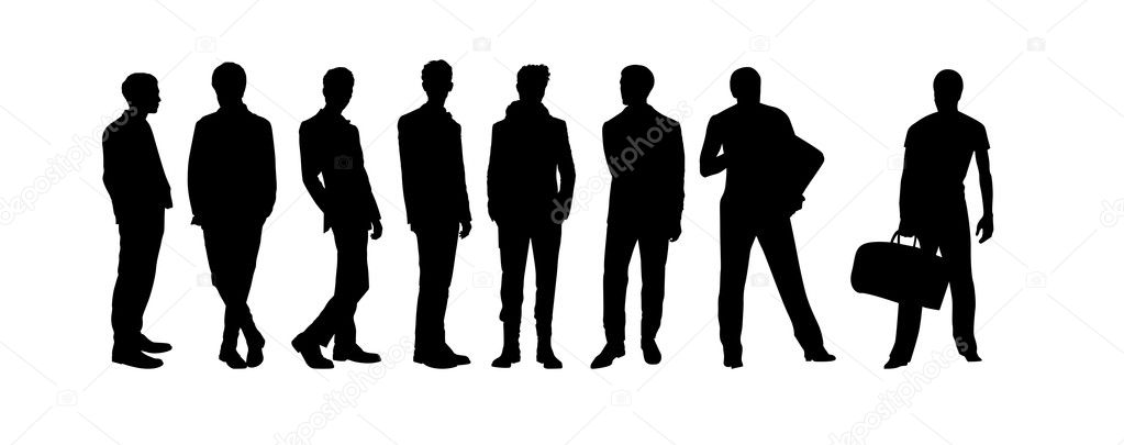  of men silhouettes
