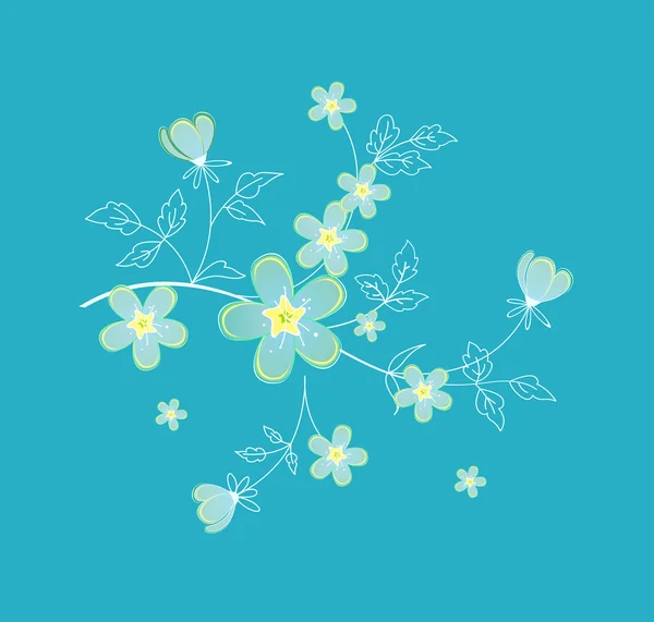 Bir dal çiçek — Stok fotoğraf