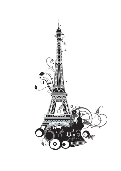 Eiffel Tower — Stock Vector