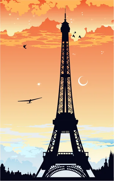 La Tour Eiffel — Image vectorielle