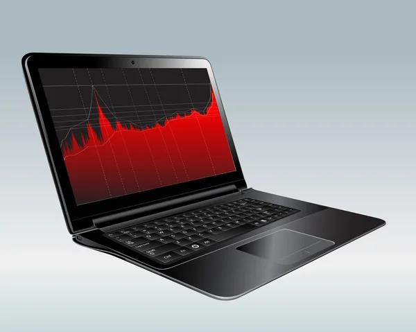 New Laptop — Stock Vector
