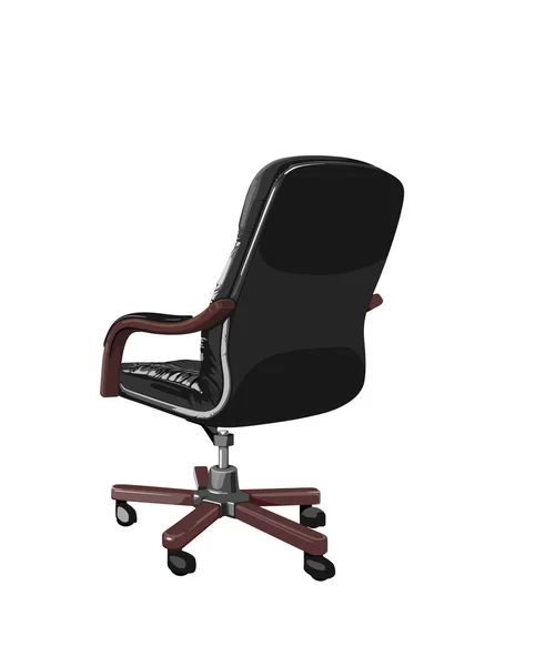 黒のビジネスの椅子 — ストックベクタ