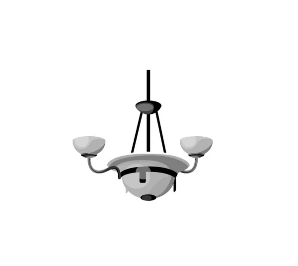 Lámpara de techo con dos luces — Archivo Imágenes Vectoriales