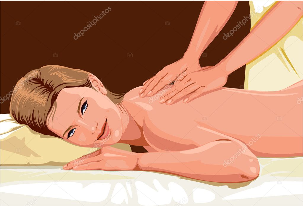 Anime back massage