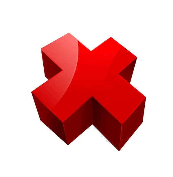 Cruz Vermelha — Fotografia de Stock