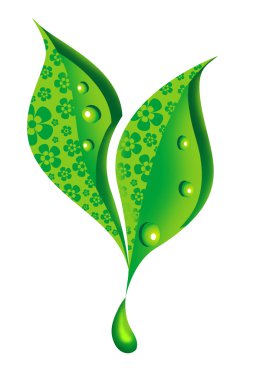 LEAF DROPS clipart