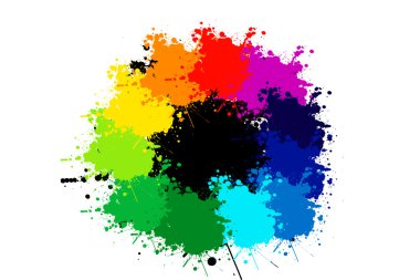 COLOURFUL SPLASH clipart