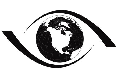 Eye world clipart