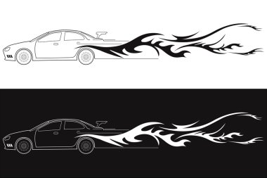 Speed car clipart