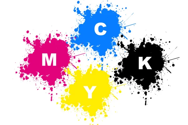 Cmyk printing colour — Stock Photo, Image