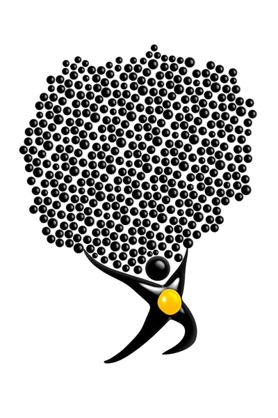 Baum-Logo — Stockfoto