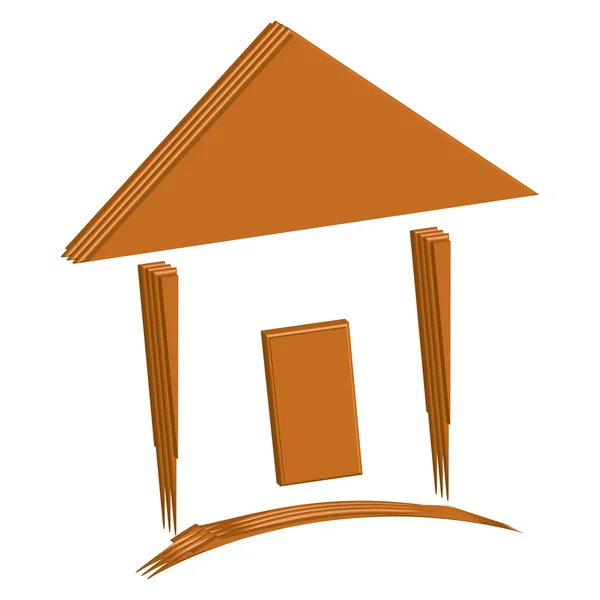 Logotipo da casa — Fotografia de Stock