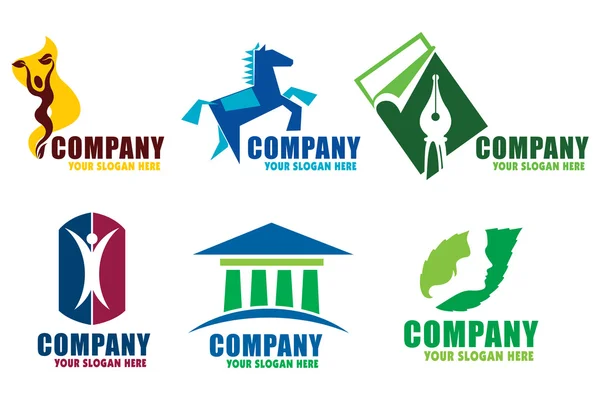 Corporate logos — Stock Photo, Image