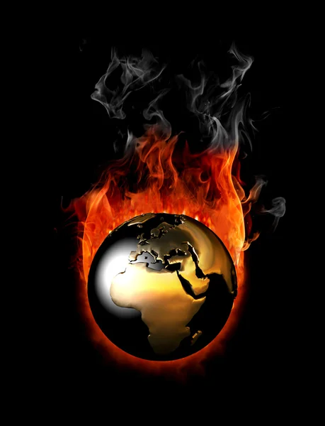 FIRE WORLD — Stock Photo, Image
