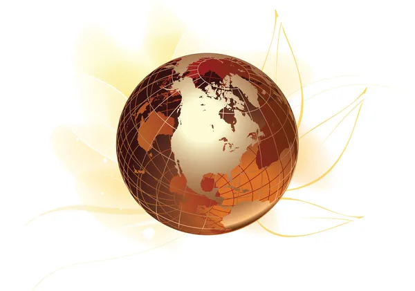 Logo globu — Zdjęcie stockowe