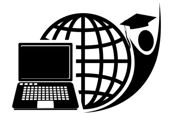 Логотип образования — стоковое фото