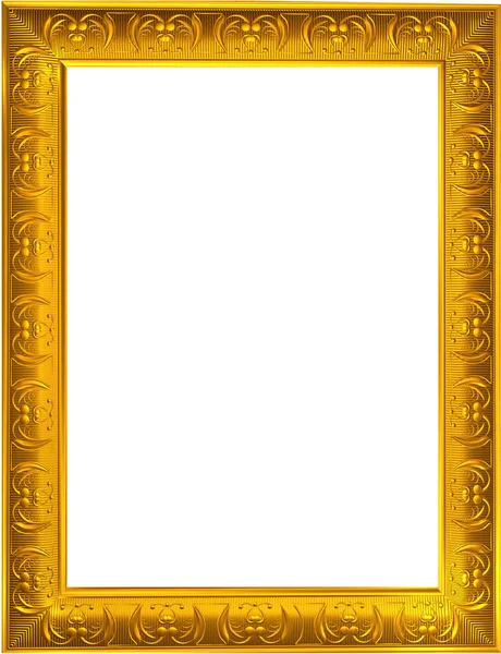 Gold photo frame — Stock Photo, Image