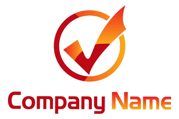 Pravé logo — Stock fotografie