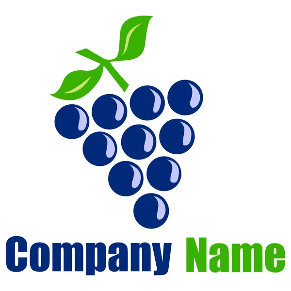 Logo dell'uva — Foto Stock