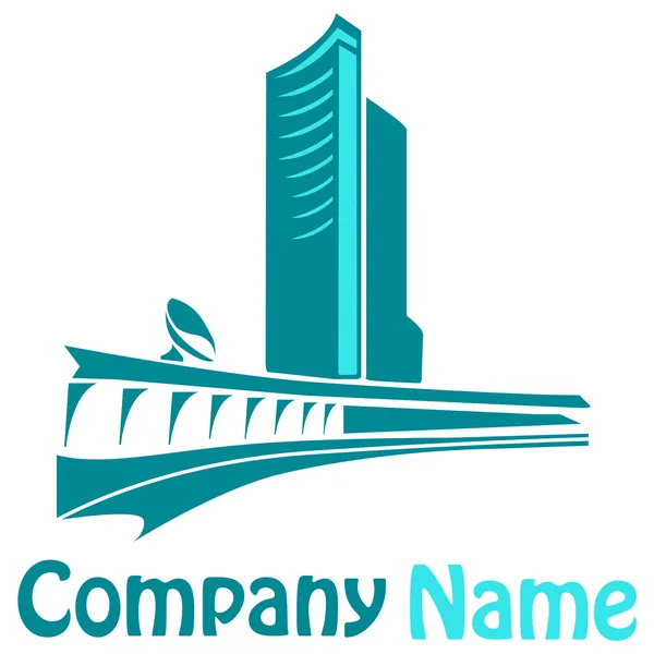 Logo voor gebouwen — Stockfoto
