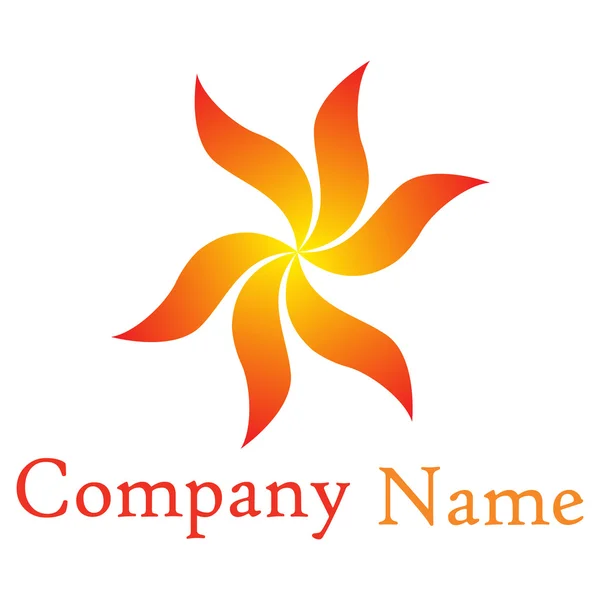Blumen-Logo — Stockfoto