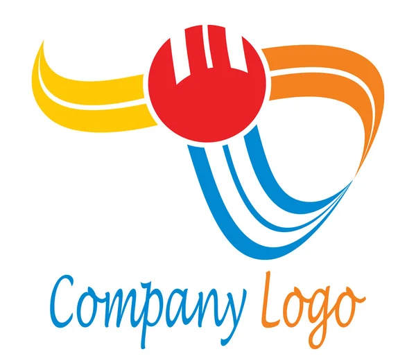 Логотипом — стокове фото