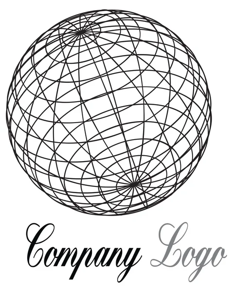 Globe logo — Stock Photo, Image