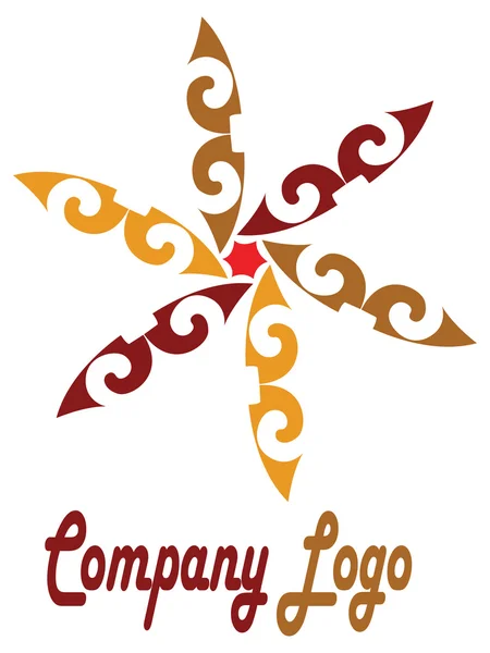 Logotipo floral — Foto de Stock