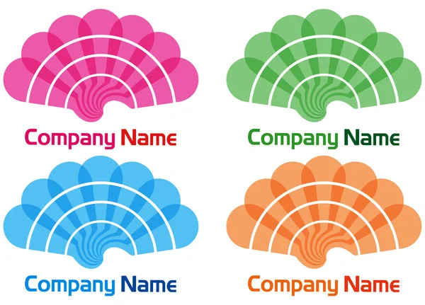 Logos de empresa — Foto de Stock