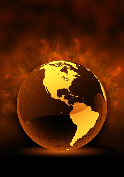 Logo del globo — Foto de Stock