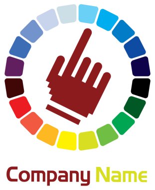 Hand logo clipart