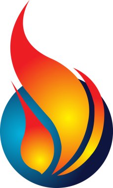 Fire logo clipart