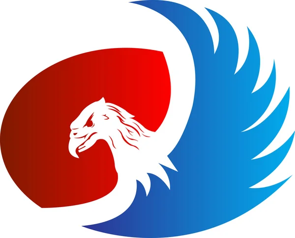Logo del águila — Vector de stock