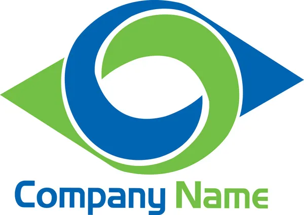 Sztuka oko logo — Wektor stockowy