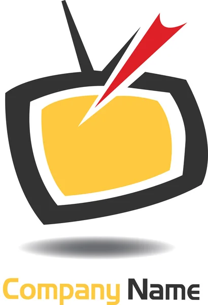 Televizyon logosu — Stok Vektör