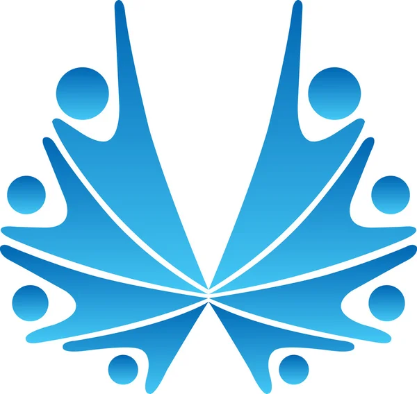 Logo coppie — Vettoriale Stock
