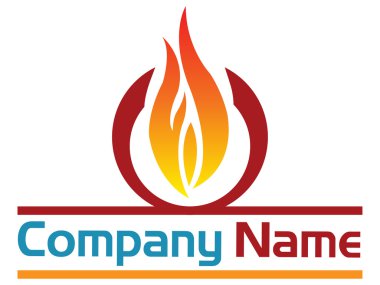 Fire logo clipart