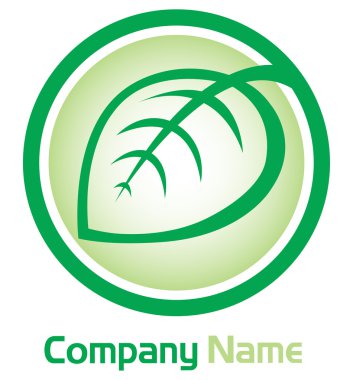 Leaf logo clipart