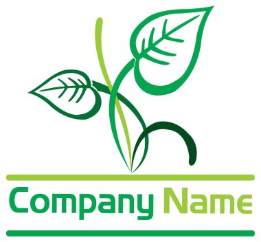 Leaf logo clipart