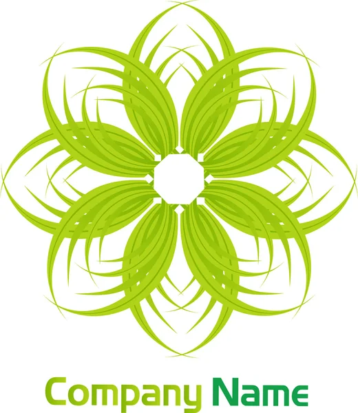 Blumen-Logo — Stockvektor