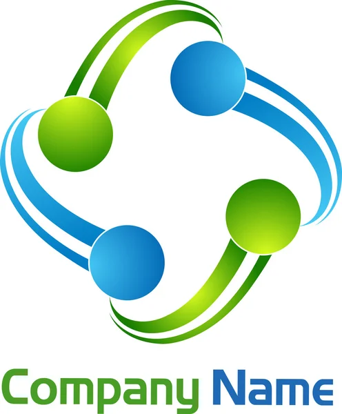 Logo de rotation — Image vectorielle
