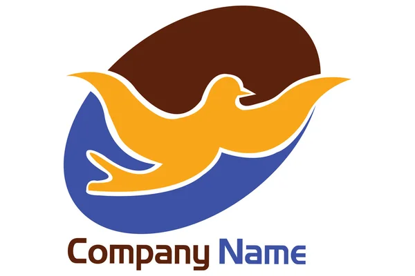 Logotipo da pomba — Vetor de Stock