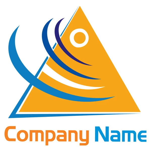 Logo del triángulo — Vector de stock