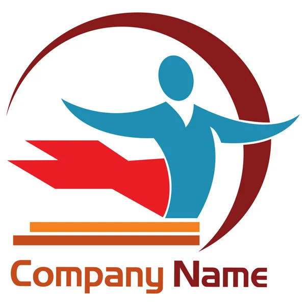 Logo homme — Image vectorielle