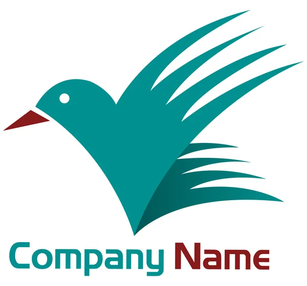 Ptak logo — Wektor stockowy