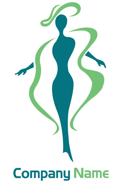 Logo kobiet — Wektor stockowy
