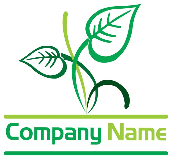 Leaf logo — Stock Vector