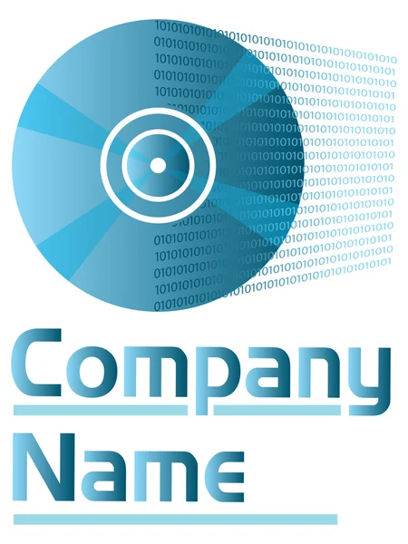 Logotipo cd — Vetor de Stock