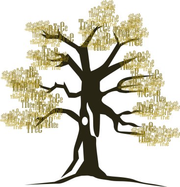 ağaç metin logo