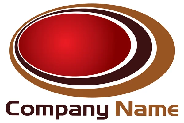 Logotipo redondo — Vetor de Stock